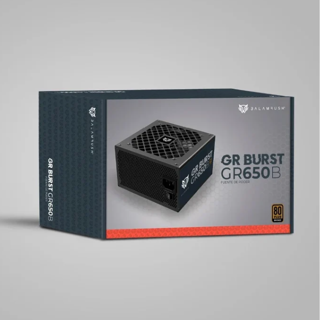 Fuente de Poder Balam Rush GR Burst GR650B 80 PLUS Bronze ATX, 24-pin ATX, 120mm, 650W