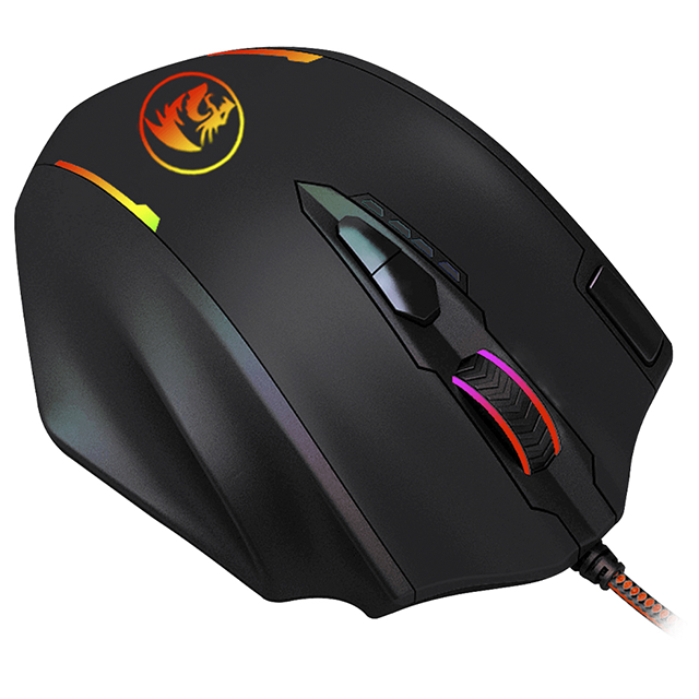 Mouse Redragon Gamer REDRAGON M908 IMPACT / 18 Botones Programables / RGB / Optico / USB / 12400DPI