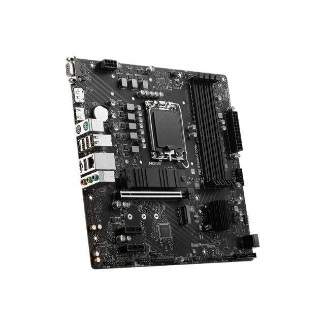 Tarjeta Madre MSI Micro-ATX PRO B760M-P DDR4 / Socket LGA1700 / Intel B760 / HDMI / Up To 128GB DDR4 / PRO B760M-P DDR4