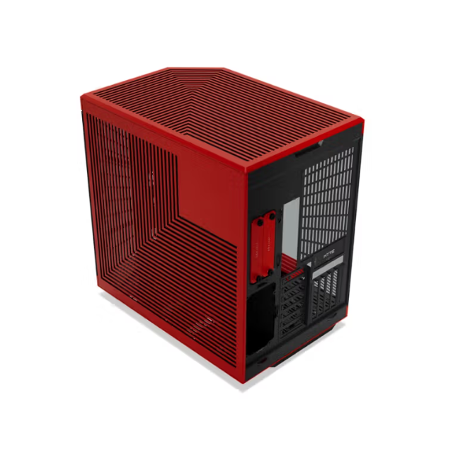 Gabinete HYTE Y70 Touch Infinite / ATX Mid Tower / Doble Cámara / Con Pantalla Táctil LCD de 2.5K integrada / BLACK CHERRY