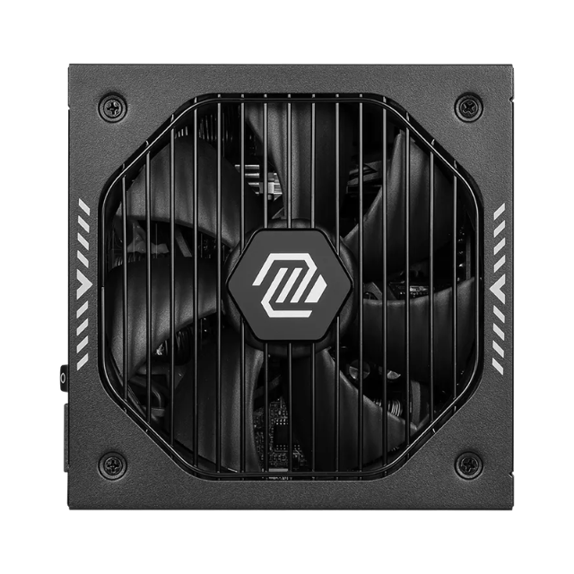 MSI mag A650GLS PCIE5 Fuente de alimentación, 650 W, 80 Plus Gold, ATX 3.1, Soporte GPU PCIe 5.1, Nativo 12V-2x6, Conector Bicolor, 12V-2x6, ATX PSU, Cable Modular