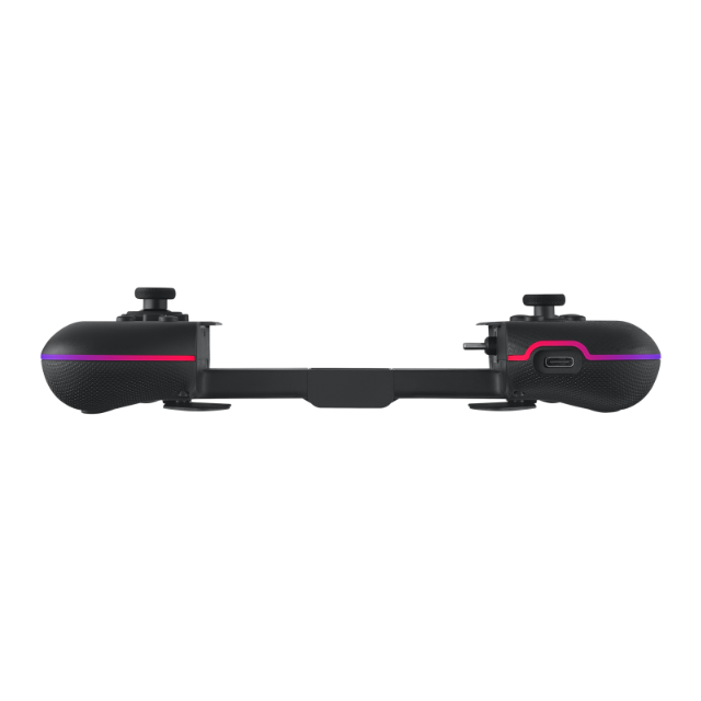 ROG Tessen - Controlador Gaming para móviles Android, diseño plegable, palancas traseras de aluminio programables, ROG Button, interruptores mecánicos, USB-C de 18 vatios y Aura RGB