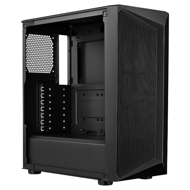 Gabinete Cooler Master CMP 510 Black / Cristal Templado / 3 Ventiladores RGB / ATX / USB 3.0 / CP510-KGNN-S00