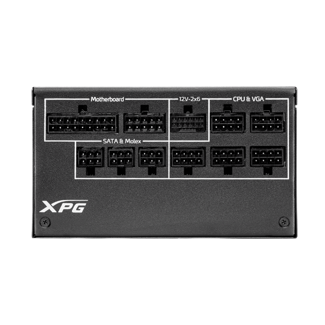 Fuente De Poder XPG Cybercore ll / 1300W 80+ Platinum /CYBERCOREII1300P-BK-C-US