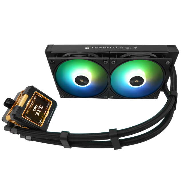 Enfriamiento liquido Thermalright Frozen Warframe 240 Black ARGB / negro/ 240mm/ AMD/ Intel