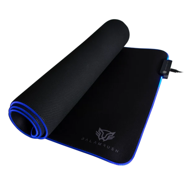 Mouse Pad Gamer Balam Rush Ragnarok, RGB, 10 Modos de iluminación, 90 x 40 cm, Color Negro.