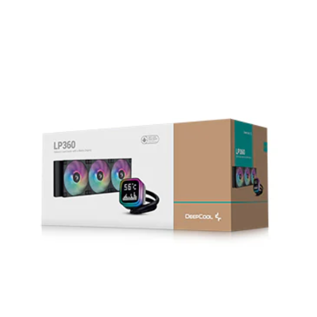Enfriamiento Líquido DeepCool LP360 ARGB / 3x120mm / 600-2400RPM / Negro / R-LP360-BKMSNC-G-1