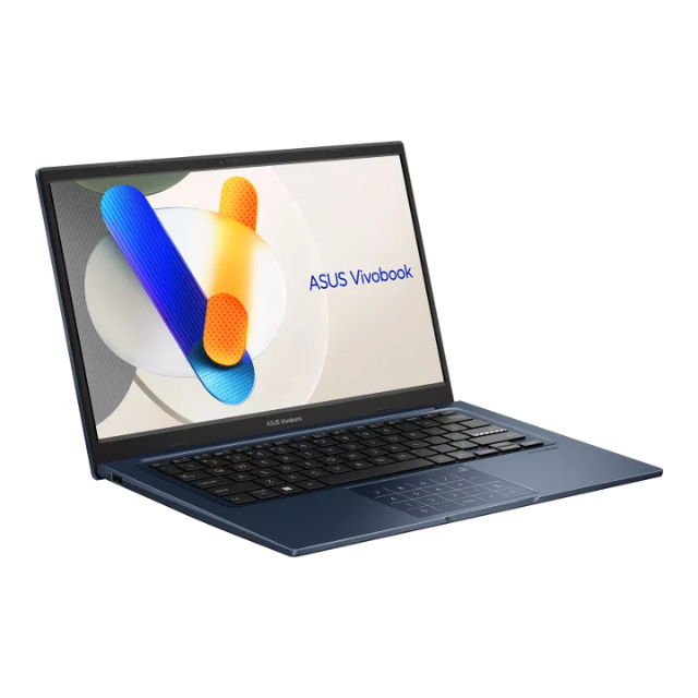 Laptop Asus Vivobook X1404V / Intel Core I5-1334U / 12GB RAM / 256GB SSD / Pantalla 14" FHD / Color Quiet Blue / W11 Home / Teclado en Ingles / Promocion