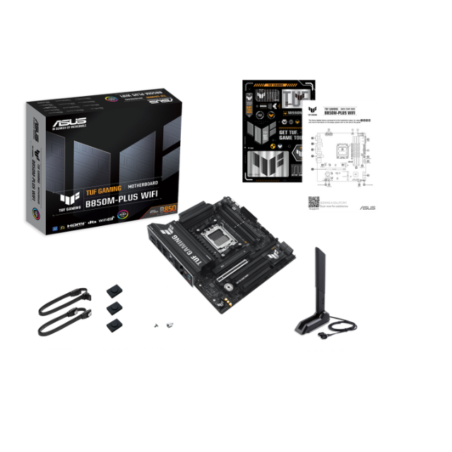 Tarjeta Madre B850M-PLUS WIFI / M-ATX / AM5 / Up to 256GB DDR5 / TUF GAMING B850M-PLUS WIFI