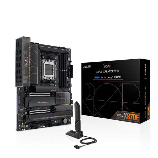 Tarjeta Madre ASUS ProArt X870E-Creator WiFi / AM5 / AMD X870E / HDMI / Up To 192GB DDR5 / X870E-CREATOR WIFI