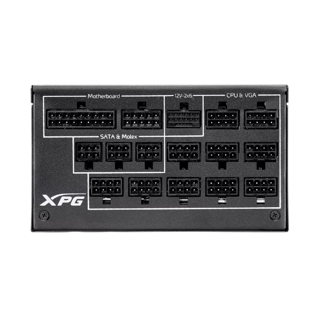 Fuente De Poder XPG Cybercore ll / 1300W 80+ Platinum /CYBERCOREII1300P-BK-C-US