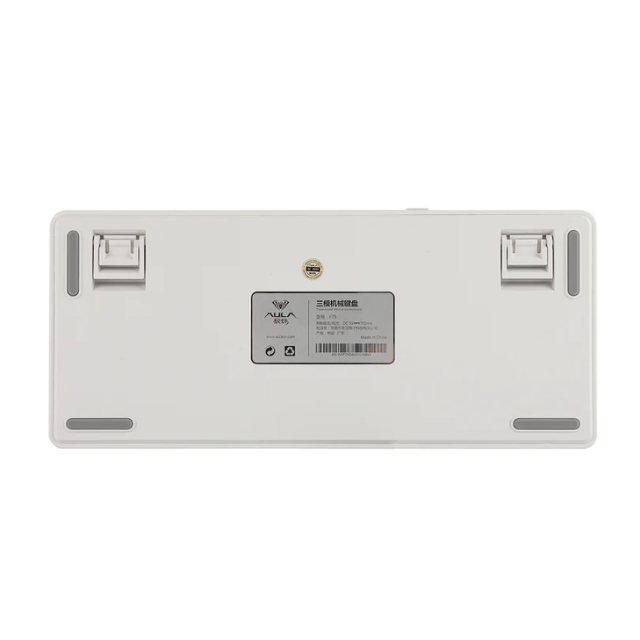 TECLADO MECANICO EPOMAKER X AULA F75 / 75% / HOT SWAP / RGB / WIRELESS/ BATERIA 4000MAH / REAPER SWITCH / LIGHT BLUE