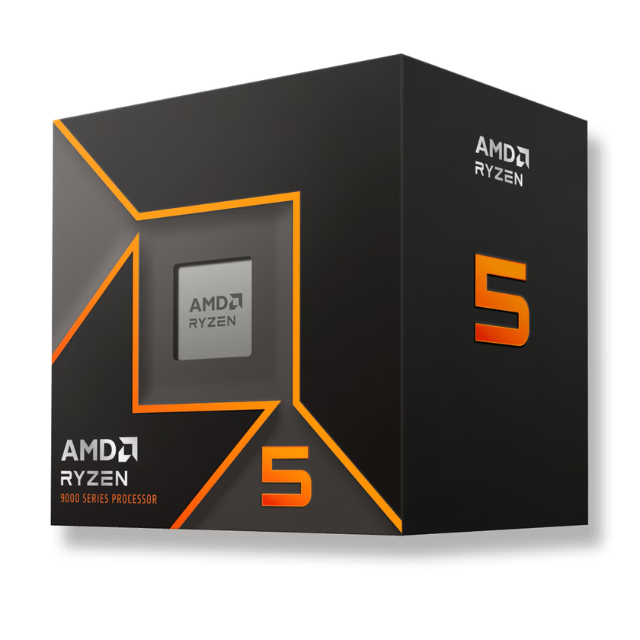 Procesador AMD Ryzen 5 9600 / 6 Core / 12 Thread / 5.2GHz Boost / AM5 / TDP 65W / AMD Radeon™ Graphics / Requiere Disipador / Incluye Actualizar Tarjeta Madre / 100-100000718BOX