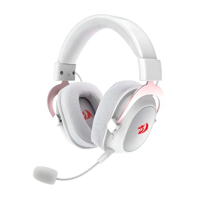 Diadema Gamer Redragon ZEUS PRO H510 / Inalámbricos / Sonido envolvente 7.1 / Blanco / H510W-PRO