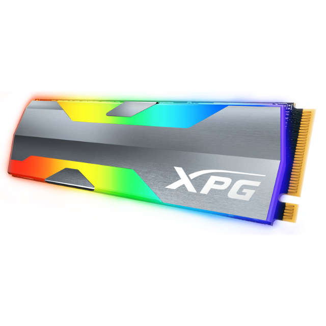 Unidad de estado solido SSD M.2 NVME 500GB Adata XPG Spectrix S20G RGB / Lectura 2500MB/s Escritura 1800MB/s ASPECTRIXS20G-500G-C