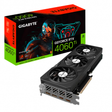 Tarjeta de Video Gigabyte GeForce RTX 4060 Ti Gaming OC 8G / 3 Ventiladores WINDFORCE / 8 GB 128 bits GDDR6 / GV-N406TGAMING OC-8GD