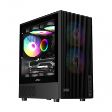 Gabinete Compact Mini Torre  Zyron GC606/ Negro /Micro Atx/ AC-943819
