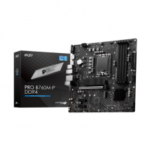 Tarjeta Madre MSI Micro-ATX PRO B760M-P DDR4 / Socket LGA1700 / Intel B760 / HDMI / Up To 128GB DDR4 / PRO B760M-P DDR4