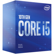 Procesador Intel Core i5-10400F 2.90GHz / 4.30GHz / 6 Nucleos / 12 Hilos / Socket LGA1200 - Intel 10TH Generación / REQUIERE TARJETA DE VÍDEO / BX8070110400F