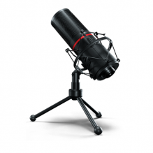Microfono Profesional para Streaming / Redragon GM300 Blazar / Conectividad USB / No requiere amplificador / Tripie y soporte incluidos