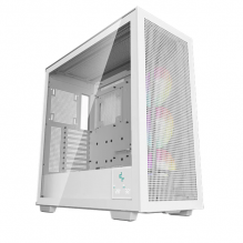 Gabinete DeepCool MORPHEUS White / E-ATX / Cristal Templado / 1 Ventilador 1×420mm ARGB Instalado / Soporte de placa base E-ATX / USB tipo C / Blanco / R-MORPHEUS-WHAPA1-A-1