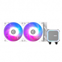 Enfriamiento Líquido MSI MAG CORELIQUID A13 / 240MM /2x120mm / Hasta 2000RPM / Blanco / MAG CORELIQUID A13 240 WHITE