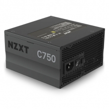 Fuente de poder NZXT C750 / 750W 80 Plus Gold Full Modular / PA-7G1BB-US