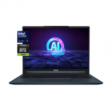 LAPTOP MSI Stealth 16 AI Studio A1VIG / Intel Core Ultra 9 185H / RTX 4090 16GB VRAM / 64GB RAM DDR5 2X32/ 2TB SSD NVME / PANTALLA 16" UHD 4K 120HZ IPS LEVEL / W11 PRO / PROMOCION / EQUIPO DE EXHIBICION