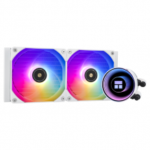 Thermalright Frozen Notte 240 WHITE ARGB Refrigeración por agua CPU Cooler, 240 Especificaciones CPU Cooler Blanco, Doble Ventiladores PWM, Apto para AMD/AM4 AM5, Intel LGA 1700/1150/1151/1200/2011