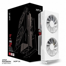Tarjeta de Video XFX SWIFT RX 9060 XT OC WHITE GAMING / 8GB GDDR6 / 128-bit / DisplayPort / HDMI