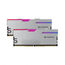 Memoria RAM Acer Predator Hermes RGB DDR5 / 7200MHz / 48GB (2x24GB) / CL36 / XMP / SILVER