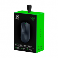 Razer DeathAdder V3 Pro Ergonomic Wireless Mouse | Focus Pro Sensor &oacute;ptico 30K, interruptores &oacute;pticos r&aacute;pidos Gen-3, HyperSpeed Wireless, 5 botones programables