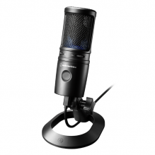 Audio-Technica AT2020USB-X Micr&oacute;fono USB de Condensador cardioide, Negro