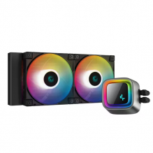 DeepCool LS520 Enfriamiento Liquido para CPU, 2x 120mm, 500 - 2250RPM, Negro (SIN CAJA)