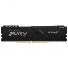 Memoria RAM DDR4 8GB 3200MHz Kingston Fury Beast 1 Modulo Negro KF432C16BB1/8/