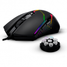 Mouse Redragon Gamer REDRAGON M601-RGB CENTROPHORUS 2 / RGB / Control de Peso / Optico / USB / 7200DPI