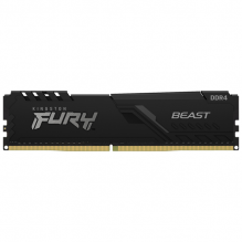 Memoria RAM DDR4 16GB 3200MHz Kingston Fury Beast 1 Modulo Negro KF432C16BB1/16