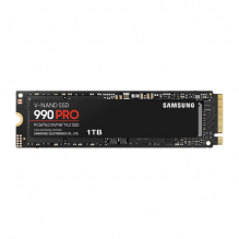 Unidad de Estado Sólido Samsung 990 PRO NVMe M.2 PCIe 4.0, 1TB / 7450MB/s / MZ-V9P1T0B/AM