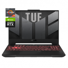 Laptop Gamer Asus TUF A15 FA507 / AMD RYZEN 7 7735HS / RTX 4060 / 16GB RAM DDR5 / 1TB SSD / Pantalla 15.6" FHD 144HZ / Mecha Grey / Teclado en Ingles / W11 Home