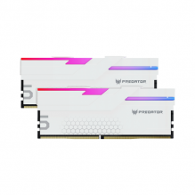Memoria RAM Acer Predator Hermes RGB DDR5 / 7200MHz / 48GB (2x24GB) / CL36 / XMP / Blanco