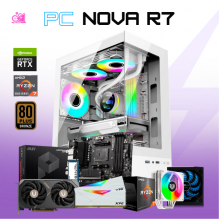 PC NOVA R7 / AMD RYZEN 7 5700 / RTX 5060 / 16GB RAM / 1TB SSD NVME / DISIPADOR DE TORRE / FUENTE 650W 80+ BRONZE / PROMOCION