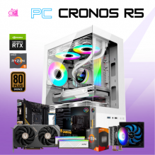 PC CRONOS R5 / AMD RYZEN 5 5600 / RTX 5060 / 16GB RAM / 1TB SSD NVME / DISIPADOR DE TORRE / FUENTE 650W 80+ BRONZE / PROMOCION