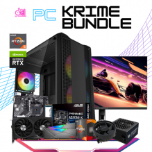 PC KRIME BUNDLE / AMD RYZEN 5 4500 / RTX 3060 12GB / 16GB RAM / 500GB SSD NVME / DISIPADOR DE STOCK / FUENTE 550W 80+ BRONZE/ INLCUYE MONITOR 23.8" FHD 165HZ 1MS/ PROMOCION