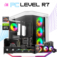PC LEVEL R7 / AMD RYZEN 7 5700X / RTX 4060 / 32GB RAM / 2TB SSD NVME / ENFRIAMIENTO LIQ 360MM / FUENTE 750W 80+ BRONZE/ PROMOCION