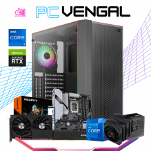 PC VENGAL / INTEL CORE I7-12700F / RTX 3060 / 32GB RAM / 1TB SSD NVME / DISIPADOR DE TORRE DOBLE / FUENTE 650W 80+ BRONZE/ PROMOCION