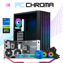 PC CHROMA / INTEL CORE I7-12700 / RTX 5060 TI / 32GB RAM DDR5 / 1TB SSD NVME / ENFRIAMIENTO LIQ 240MM / FUENTE 750W 80+ GOLD /PROMOCION
