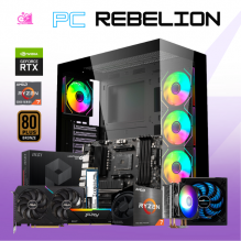 PC REBELION / AMD RYZEN 7 5700 / RTX 3060 / 32GB RAM / 1TB SSD NVME/ DISIPADOR DE TORRE / FUENTE 650W 80+ BRONZE / PROMOCION