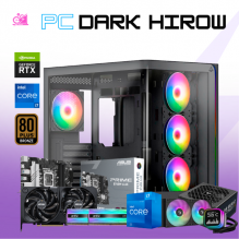 PC DARK HIROW / INTEL CORE I7-13700F / RTX 5070 / 32GBR AM DDR5 / 2TB SSD M.2 NVME / ENFRIAMIENTO LIQ 240MM / FUENTE 750W 80+ BRONZE / PROMOCION
