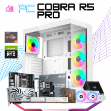 PC COBRA R5 PRO / AMD RYZEN 5 7600X / RTX 5060 TI / 32GB RAM DDR5 / 1TB SSD NVME / ENFRIAMIENTO LIQ 240MM / FUENTE 750W 80+ GOLD / PROMOCION