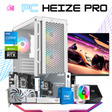 PC HEIZE PRO BUNBDLE / INTEL CORE I5-14400 / RTX 5060 TI / 32GB RAM DDR5 / 1TB SSD M.2 NVME / DISIPADOR DE TORRE / FUENTE 750W 80+ GOLD / INCLUYE MONITOR 23.8" FHD IPS 165HZ 1MS / PROMOCION